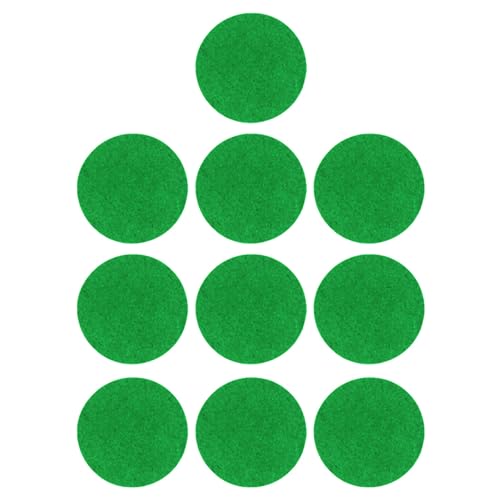 Gissroys 10pcs Air Hockey Hammer Felt Pad 59mm/74 Mm/94 Mm Drückerpolster Ersatztisch Tischschieber Air Hockey Drücker Ersatz Filzpolster von Gissroys