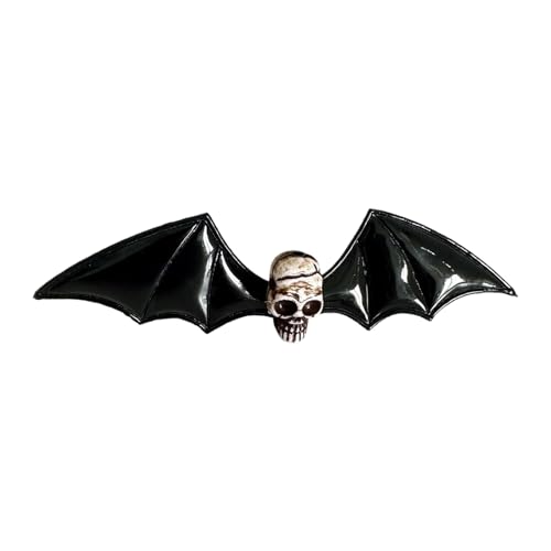 Gissroys 1pc Mysterious Bat Design Hair Clip Praktische Harz Barrettes Halloween Cosplay Accessoire Für Erwachsene Freundliche Halloween Clips von Gissroys