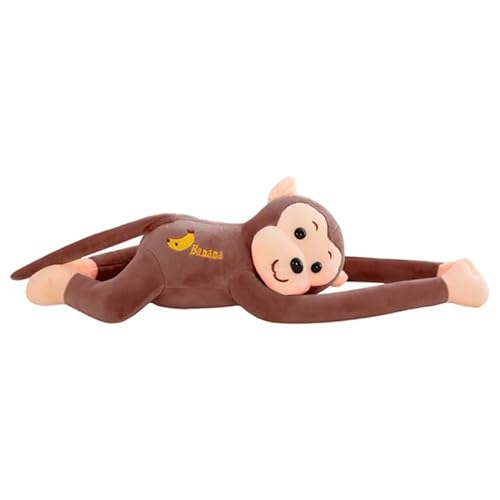 Gissroys Affe Plüsch Mit Schwanz Lange Arm Puppe Spielzeug Tier Plüsch Kinderwagen Baby Hängen Vorhang für Kinder Geschenk Geburtstag Tiere Plüsch Anhänger Affe von Gissroys