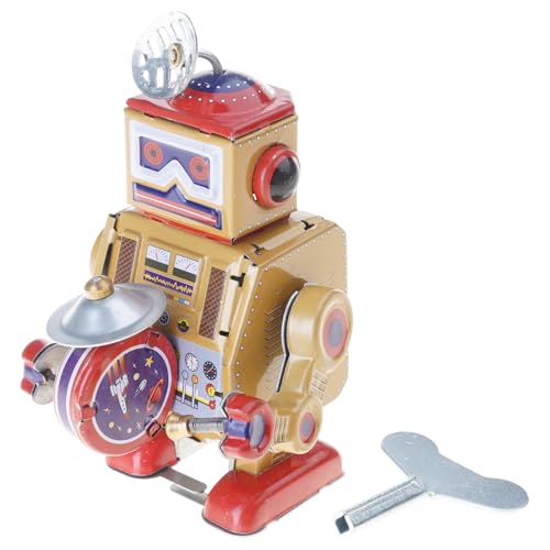 Gissroys Antike Blechplatte Spielzeug Einzigartiger Roboter Blech Schlagzeuger Vintage Windup Spielzeug Für Home Dekoration Und Sammlung Antiquitätenrobotermodell Gissroys Antike Blechplatte Spielzeug Einzigartiger Roboter Blech Schlagzeuger Vintage Windup Spielzeug Für Home Dekoration Und Sammlung Antiquitätenrobotermodell von Gissroys