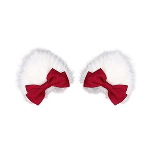 Gissroys Catgirl-Kostüm mit pelzigen Kätzchen-Ohren, Schwanz, Halloween, Tier, Cosplay, Zubehör für Damen, Mädchen, Maskerade, Halloween, Geburtstag, Ohr-Stirnband Gissroys Catgirl-Kostüm mit pelzigen Kätzchen-Ohren, Schwanz, Halloween, Tier, Cosplay, Zubehör für Damen, Mädchen, Maskerade, Halloween, Geburtstag, Ohr-Stirnband von Gissroys