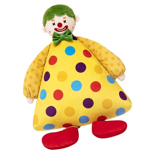 Gissroys Clown Charakter Plüschspielzeugwurf Wurfkissen Gefülltes Spielzeug Für Kinderzimmer Dekoration Und Eltern Kids Family Trip Kuschelisch Kuschelisch Clown Ausgestopft von Gissroys