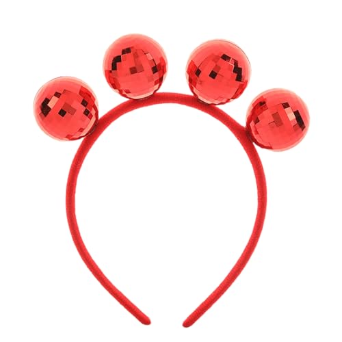 Gissroys Disco Stirnband 1970er Jahre Disco Kostümzubehör Ball Stirnband Leuchten Haarzubehör Für Kinder Tänze Party Requisiten von Gissroys