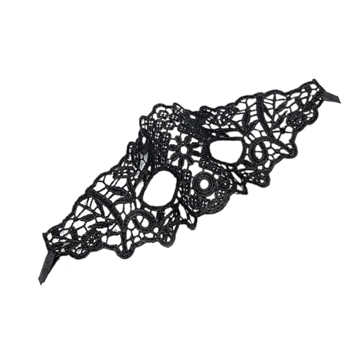 Gissroys Elegante Lace Party Maske Secure Hold Design Für Thematische Veranstaltung Atmungsaktiv von Gissroys