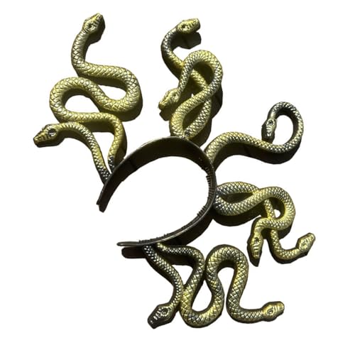 Gissroys Elegante Schlangenstirnbänder Vintage Halloween Kopfstück Maskerades Party Kopfbedeckung Für Frauen Festival Kostüm Halloween Snake Kopfstück Gissroys Elegante Schlangenstirnbänder Vintage Halloween Kopfstück Maskerades Party Kopfbedeckung Für Frauen Festival Kostüm Halloween Snake Kopfstück von Gissroys