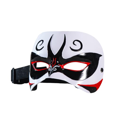 Gissroys Halloween Maske Handbemalte Maske Danz Halbgesicht Carnivals Maskerade Party Halloween Handbemalte Tanz Masquerade Halbgesicht Für Party von Gissroys