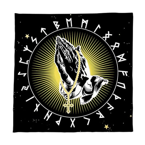Gissroys Handkreuung Tarots Tischdecke Gotteskartenkarten Tuch Tapestry Astrologie Hexerei von Gissroys