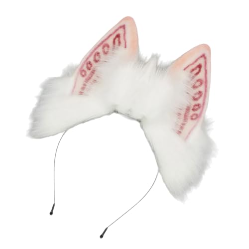 Gissroys Hasenkostüme Hasen Ohr Stirnband Schwanz Kunstpelze Schwanz Tierohren Stirnband Weihnachten Halloween Cosplay Kostüm Halloween Cosplay Kostüm von Gissroys