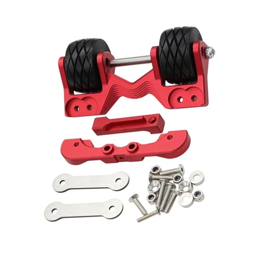Gissroys Hochleistungs Doppelrad Up Stange Stabilitäts Upgrade Für 1/10 Skala Fernbedienungsfahrzeug Wheelie Stab von Gissroys