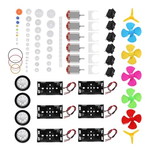 Gissroys Kompletter Elektromotor Set Umfasst Batteriehalter Propeller Und Montagehalterung Für Builds Stammspielzeugmotor Mit Zahnrädern Gissroys Kompletter Elektromotor Set Umfasst Batteriehalter Propeller Und Montagehalterung Für Builds Stammspielzeugmotor Mit Zahnrädern von Gissroys