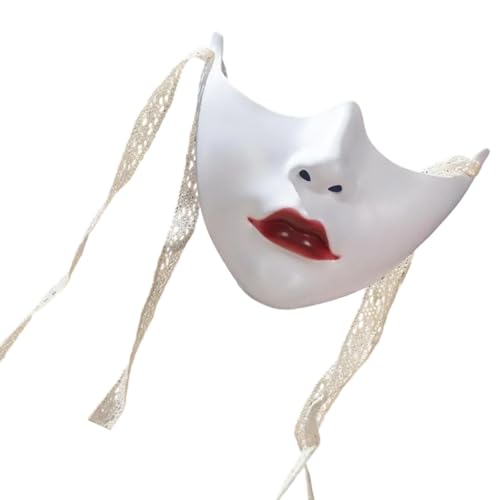 Gissroys Masquerade Maske Schönheitsmaske Mechanische Halbgesichtsparty Halloween Cosplay Für Männer Ästhetik Bemalt Schönheit von Gissroys
