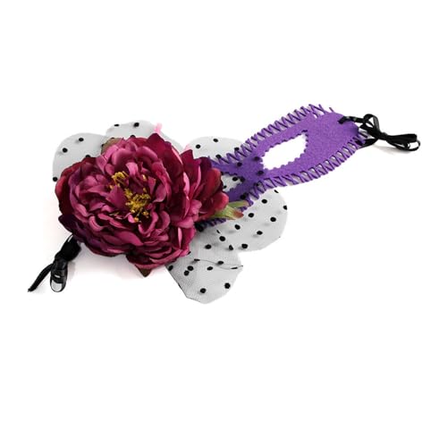 Gissroys Masqueraden Venezianer Maske Halb Gesicht Spitze Halloween Cosplay Party Für Halloween Carnivals Party Venezianer Frauen von Gissroys
