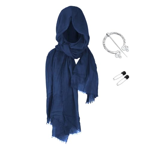 Gissroys Mittelalterliche Ritter-Kostüme, Renaissancen, halbe Schulter, Umhang, Schal, Nadeln, Halloween, Party, Cosplay, Kostüme für Erwachsene, Herrenkostüm von Gissroys