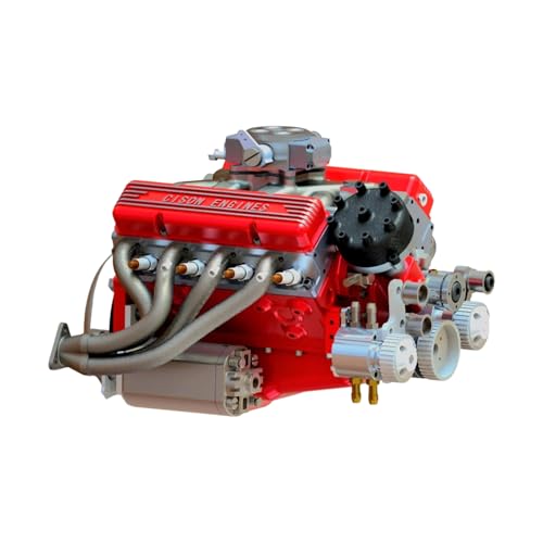 Gissroys Motorisierte Motormodellfigur Für Erwachsene Kinder STEM Lernungspädagogik Mit Realistischer Mechanischer Komponenten Desktop Dekorative Figurine von Gissroys