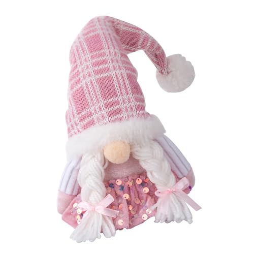 Gissroys Schimmernde Stehende Ferienpuppe Perfekt Für Home Office Festliche Styling Einzigartige Frauen Tierfreundliche Feiertagsstoff von Gissroys