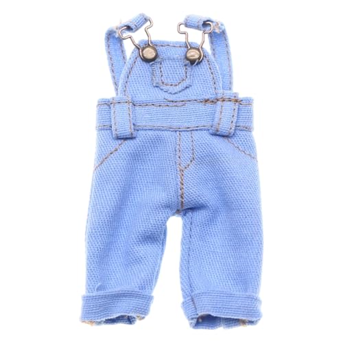 Gissroys Schöner Jumpsuit Für Puppen Schnell Wechseln Weich Atmungsaktives Kostüm Display Zubehör Puppen Suspendern Hosen Miniaturhosen von Gissroys
