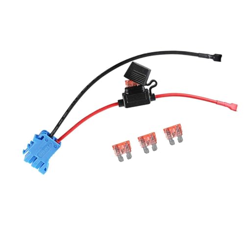 Gissroys Verbessertes Wasserdichtes 12 V Kupferverkabelungsanschluss Ersatzset Mit 40A Sicherungen Für Kids Electric Car Battery Battery Ersatzanschluss Für Fahrt Auf Dem Fahrzeug Gissroys Verbessertes Wasserdichtes 12 V Kupferverkabelungsanschluss Ersatzset Mit 40A Sicherungen Für Kids Electric Car Battery Battery Ersatzanschluss Für Fahrt Auf Dem Fahrzeug von Gissroys