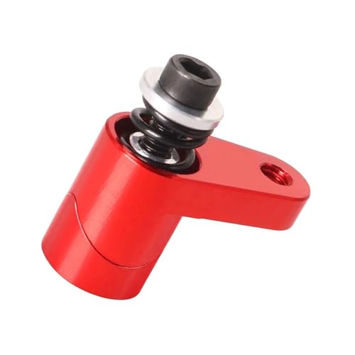 Gissroys Verstellbarer Servo-Arm, strapazierfähig, für ferngesteuerte Crawler, schwarz, Upgrade-Teile für 1/18 Fernbedienungs-Rauwler, leichtes Aluminium-Servozubehör von Gissroys