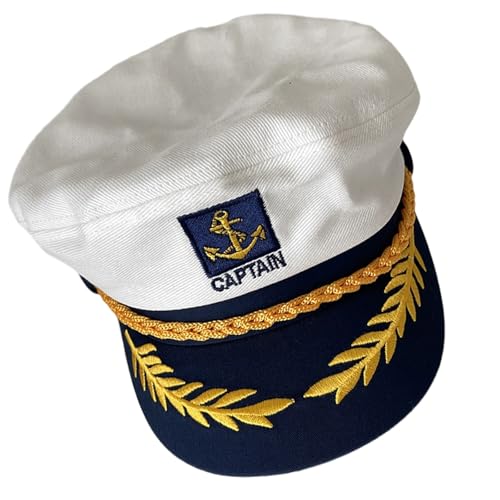 Gissroys Vintage Sailing Captain Atmungsaktive Baumwollsticke Kopfbedeckung Unisex Halloween Kopfbedeckung Cosplay Vintage Cosplay Gissroys Vintage Sailing Captain Atmungsaktive Baumwollsticke Kopfbedeckung Unisex Halloween Kopfbedeckung Cosplay Vintage Cosplay von Gissroys