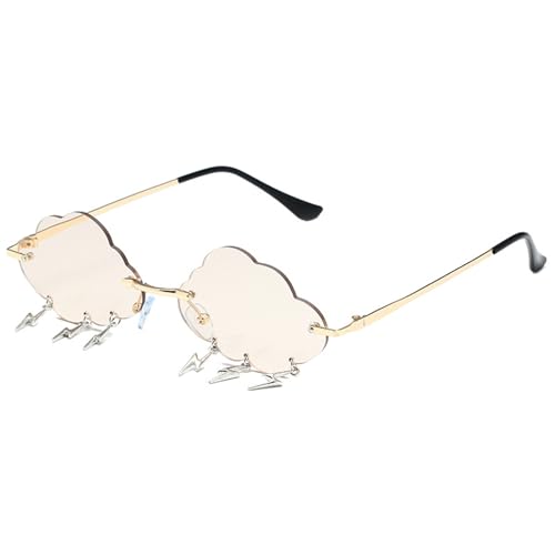 Gissroys Wolken-Sonnenbrille für Shows und den täglichen Gebrauch, Punk-Kostüm-Accessoires, Maskeraden, Party-Dekoration von Gissroys