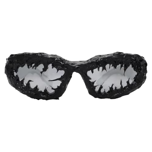 Große Sonnenbrille, Spikes, modische Brillen, Halloween, Punk, für Punk-Rock-Styles und Cosplay Große Sonnenbrille, Spikes, modische Brillen, Halloween, Punk, für Punk-Rock-Styles und Cosplay von Gissroys