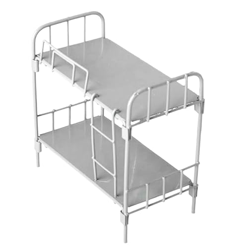 Miniatur-Etagenbett im Maßstab 1:12 mit Leiter für Puppenhäuser, Dekor, stabiles platzsparendes Design, platzsparendes Puppenhaus, Etagenbett Miniatur-Etagenbett im Maßstab 1:12 mit Leiter für Puppenhäuser, Dekor, stabiles platzsparendes Design, platzsparendes Puppenhaus, Etagenbett von Gissroys