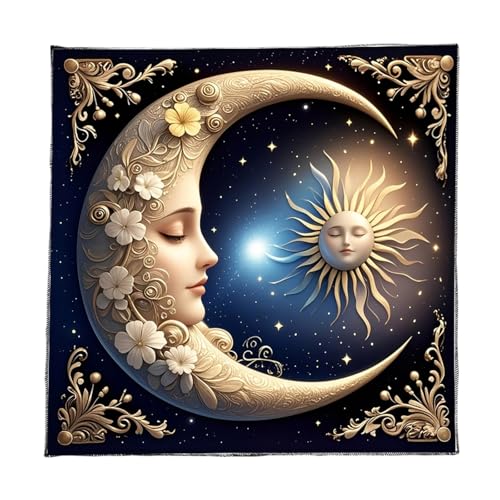 Sun Moon Muster Astrologie Tischdecke Tarots Göttliche Tischdecke Altäre Stoff Givinationen Brettspiel Accessoire Altäre Tarotkarten Tuch Sun Moon Muster Astrologie Tischdecke Tarots Göttliche Tischdecke Altäre Stoff Givinationen Brettspiel Accessoire Altäre Tarotkarten Tuch von Gissroys
