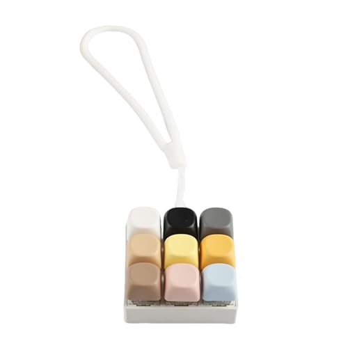 Tragbare 9 Schlüsselkaps Spielzeugschalter Tester Keychain Tactiled Feedbacks Für Ängste Reliefbüro Und Reisespielzeugschalter Tester Tastatur Für Arbeitspausen von Gissroys