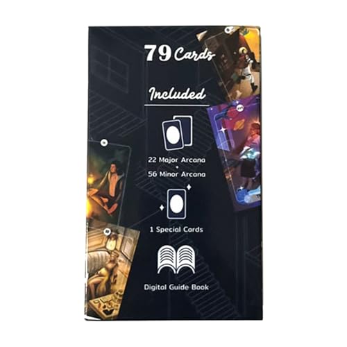 78 Stories Solitaire Toys, English Divination Tarot Card Set, Full 78 Deck Board Game, Interactive Tarot Entertainment for Friends Party, Family Fun, and Classmate Gathering von Gitekain