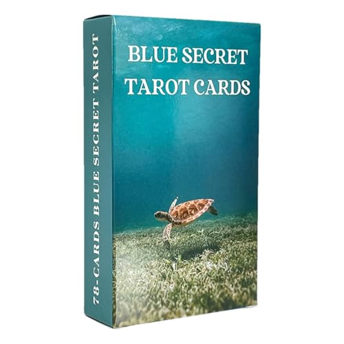 Blaue geheime Tarotkarten, Orakelkarten, Tarot-Decks, Familienspiel, englische Version, Tarots Kartendeck, Wahrsagerei für Versammlungen, Anfänger, Enthusiasten, 12 x 7 cm Blaue geheime Tarotkarten, Orakelkarten, Tarot-Decks, Familienspiel, englische Version, Tarots Kartendeck, Wahrsagerei für Versammlungen, Anfänger, Enthusiasten, 12 x 7 cm von Gitekain