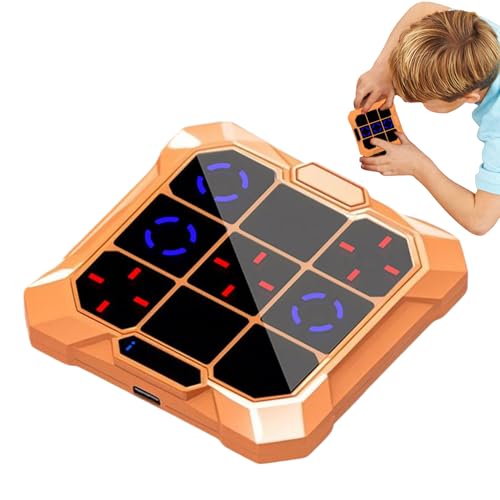 Electric Puzzle Game Console, Portable Digital Learning Toy, Adult Logic Game, Interactive Brain Teaser for Kids, Adults, Family Fun, 3.74x3.74x0.59 Inches, Blue, Orange Electric Puzzle Game Console, Portable Digital Learning Toy, Adult Logic Game, Interactive Brain Teaser for Kids, Adults, Family Fun, 3.74x3.74x0.59 Inches, Blue, Orange von Gitekain