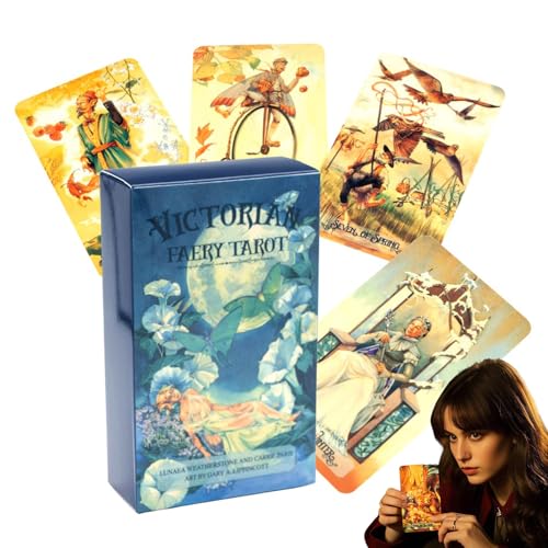 Fairy Tarot, Funny Card Deck, Portable Party Supplies, Cooperative Strategy Toy, Entertaining Family Gathering Game, Ideal for Christmas, Birthdays and Holiday Celebrations von Gitekain