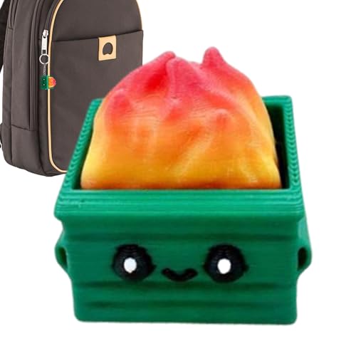 Fidget Clicker, Dumpsters Fire Clickie Fidget Toy, Sadness Relief Finger Sensory , Portable Toys to Kids, Women, and Adults, Fun Stress Reliever for Home von Gitekain