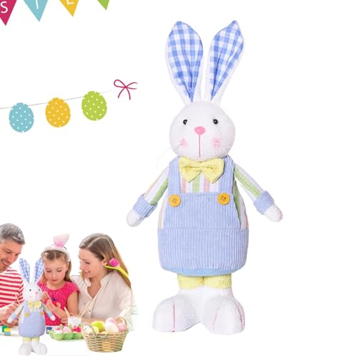 Gefüllte -Plüschpuppe, stehender Osterhasen-Dekoration, niedlicher -Plüsch für Frühling, , Tischdekoration, - und Küchendekoration, 7 x 40 cm, 227 g Gefüllte -Plüschpuppe, stehender Osterhasen-Dekoration, niedlicher -Plüsch für Frühling, , Tischdekoration, - und Küchendekoration, 7 x 40 cm, 227 g von Gitekain