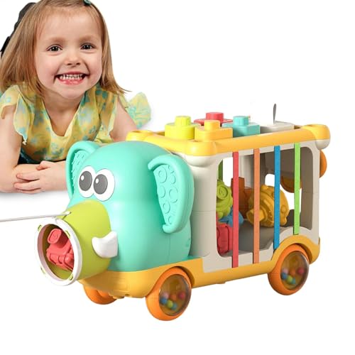 Gitekain Elephant Trunk Toy, Colorful Developmental Playset, Funny Child Travel Game, Preschool Educational Activity, Hand-Eye Coordination Trainer, Interactive Learning Fun von Gitekain