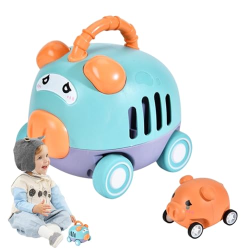 Gitekain Press and Go Car, Cute Cartoon Animal Inertia Race Vehicle, Sliding Friction Toy Kids, Fine Motor Skills Development, Fun Push-and-Go Toy for Boys and Girls, 4.33x4.33x3.54 Inches Gitekain Press and Go Car, Cute Cartoon Animal Inertia Race Vehicle, Sliding Friction Toy Kids, Fine Motor Skills Development, Fun Push-and-Go Toy for Boys and Girls, 4.33x4.33x3.54 Inches von Gitekain