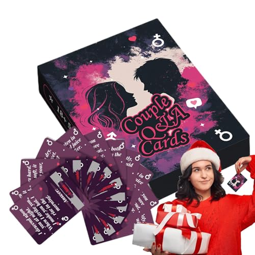 Kartenspiel für Paare, Date-Nachtspiel, 50 englische Fragendeck-Spielzeug für Betrunkene, Schlafzimmer, Roadtrip, Flitterwochen, Hochzeit, Erkunden Sie ihre Verbindung und schaffen Sie Kartenspiel für Paare, Date-Nachtspiel, 50 englische Fragendeck-Spielzeug für Betrunkene, Schlafzimmer, Roadtrip, Flitterwochen, Hochzeit, Erkunden Sie ihre Verbindung und schaffen Sie von Gitekain
