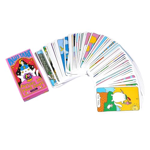 Paws Tarot Cards, Fortune Telling Deck, Engaging Board Game with 78 Full English Cards, Insightful Divination Tool, Interactive Card Play for Spiritual Exploration and Entertainment Paws Tarot Cards, Fortune Telling Deck, Engaging Board Game with 78 Full English Cards, Insightful Divination Tool, Interactive Card Play for Spiritual Exploration and Entertainment von Gitekain