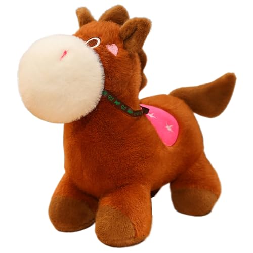 Plush Animal Horse Doll, Soft Huggable Stuffed Toy, Calm Down Companion, Cute Decor for Couch, Car Seat, Girls, Boys, Friends, Sisters, and Girlfriend Gift, 9.06 inches Plush Animal Horse Doll, Soft Huggable Stuffed Toy, Calm Down Companion, Cute Decor for Couch, Car Seat, Girls, Boys, Friends, Sisters, and Girlfriend Gift, 9.06 inches von Gitekain
