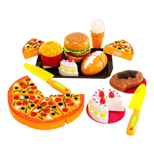 Pretend Food Playset, Realistic Toy Food for Kids Kitchen, Children Cooking Play Kit, Educational Learning Grocery Toys, Sturdy and Safe Design, Interactive Role Play, 4X Set Pretend Food Playset, Realistic Toy Food for Kids Kitchen, Children Cooking Play Kit, Educational Learning Grocery Toys, Sturdy and Safe Design, Interactive Role Play, 4X Set von Gitekain