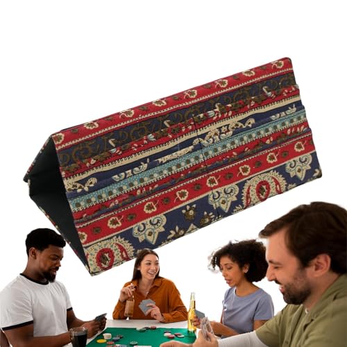 Spielkartenhalter, faltbares 3-lagiges Pokerregal, Organizer, Hände, Kartenablage für Erwachsene, Kinder, Senioren, ideal für Familienfeiern, Spielabende, 25,5 x 13 x 10 cm Spielkartenhalter, faltbares 3-lagiges Pokerregal, Organizer, Hände, Kartenablage für Erwachsene, Kinder, Senioren, ideal für Familienfeiern, Spielabende, 25,5 x 13 x 10 cm von Gitekain
