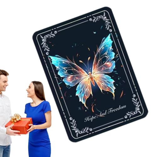Tarot Card, 3D Dynamic Visual Butterfly Deck, Collectible Flashcard Set with Flying Effect, Magicals Tarot Cards for Study and Classroom Display, 3.46x2.48 Inches Tarot Card, 3D Dynamic Visual Butterfly Deck, Collectible Flashcard Set with Flying Effect, Magicals Tarot Cards for Study and Classroom Display, 3.46x2.48 Inches von Gitekain