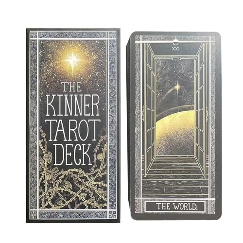 Tarot Cards New 78-Sheet Full English Version Deck, 4.45x2.17x1.02 Inches Fun Tarot Card Set, Wild Unknown Style, Ideal for Parties Family Gatherings & Divination Tarot Cards New 78-Sheet Full English Version Deck, 4.45x2.17x1.02 Inches Fun Tarot Card Set, Wild Unknown Style, Ideal for Parties Family Gatherings & Divination von Gitekain