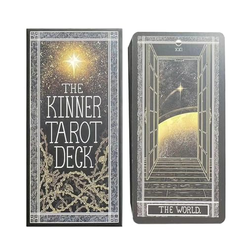 Tarot-Deck, einzigartiges 78-Blatt-Tarot, lustige Karten für Anfänger und Enthusiasten, Wild Unbekannt für Partys und Familientreffen, 11,3 x 5,5 x 2,6 cm von Gitekain
