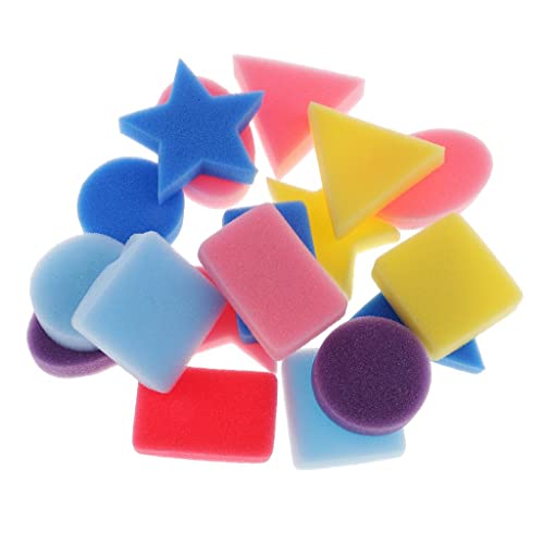 Gitohoni 18 Stück Multi Formen Kinder Schwamm Malerei Formen Stempel Gitohoni 18 Stück Multi Formen Kinder Schwamm Malerei Formen Stempel von Gitohoni
