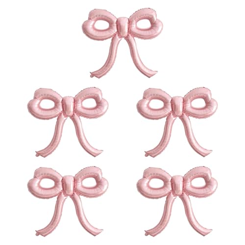 Gitohoni 5x Bowballons Aluminium Folienballons für Kreative Partydekorationen Und Anlässe, Rosa Gitohoni 5x Bowballons Aluminium Folienballons für Kreative Partydekorationen Und Anlässe, Rosa von Gitohoni