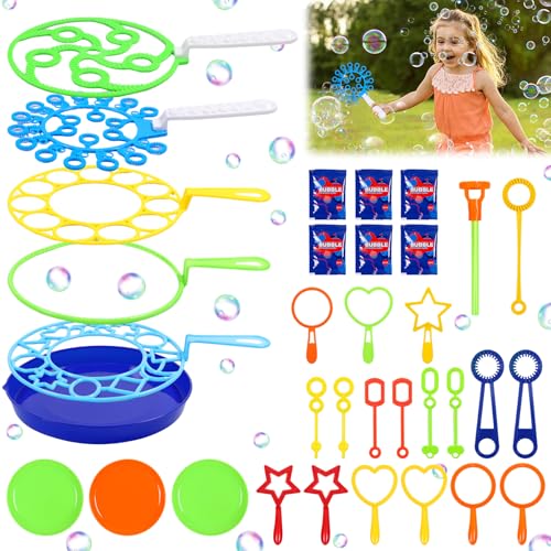 34 Stück Seifenblasen Set für Kinder, Große Seifenblasenstäbe, Seifenblasen Blase, Bubble Maker Spiele, Seifenblasen für Indoor und Outdoor Bubble Maker Spiele Kindergeburtstag, Partys, Hochzeit 34 Stück Seifenblasen Set für Kinder, Große Seifenblasenstäbe, Seifenblasen Blase, Bubble Maker Spiele, Seifenblasen für Indoor und Outdoor Bubble Maker Spiele Kindergeburtstag, Partys, Hochzeit von Giugio