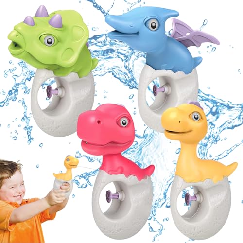 Giugio 4 Stück Wasserpistole Klein, Wasserpistole Dinosaurier für Kinder, Wasser Spritzpistole Kunststoff, Wasserpistolen Spielzeuge, Wasserspritzpistolen für Outdoor Strandspielzeug Pool Giugio 4 Stück Wasserpistole Klein, Wasserpistole Dinosaurier für Kinder, Wasser Spritzpistole Kunststoff, Wasserpistolen Spielzeuge, Wasserspritzpistolen für Outdoor Strandspielzeug Pool von Giugio