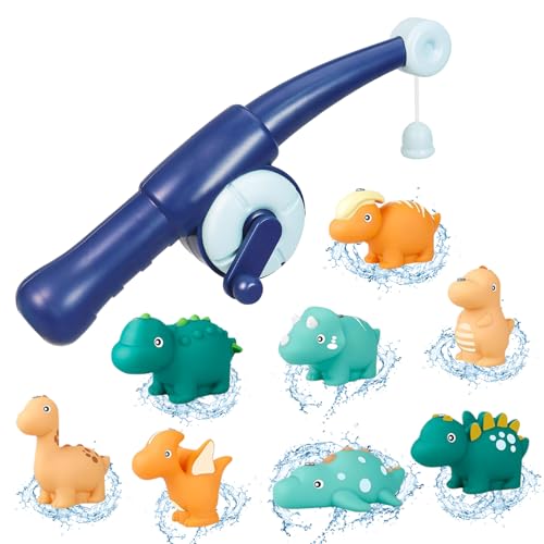Giugio Badespielzeug, Angelspiel Badewannenspielzeug, schwimmendes Pool-Badewannenspielzeug, Wasserspielzeug Kinder mit Fischernetz Angelstäbe, Montessori-Spielzeug Baby ab 1-3 Jahr Giugio Badespielzeug, Angelspiel Badewannenspielzeug, schwimmendes Pool-Badewannenspielzeug, Wasserspielzeug Kinder mit Fischernetz Angelstäbe, Montessori-Spielzeug Baby ab 1-3 Jahr von Giugio