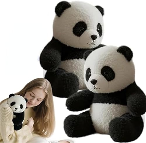 Giurui The Pandy – Emotional Healing On Demand, Realistic Panda Plush for Emotionals Support, Stress Relief & Comfort, Pandy Toy for Soothing Sleep (2 Pcs) von Giurui
